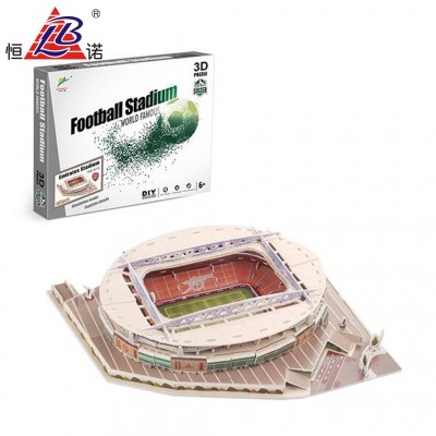 Emirates Stadium Miniature 3D Football Stadium Scale Model With 105PCS