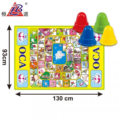 Funny Play Carpet Educational Board Kids Game Toy With Electronic Dice