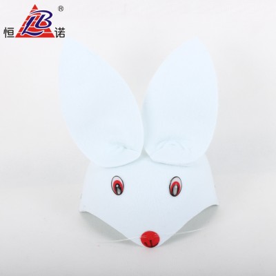 Popular white rabbit baby lovely cap hat with ears