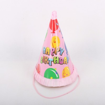 Paper Material Printing Party Hat Cap For kid