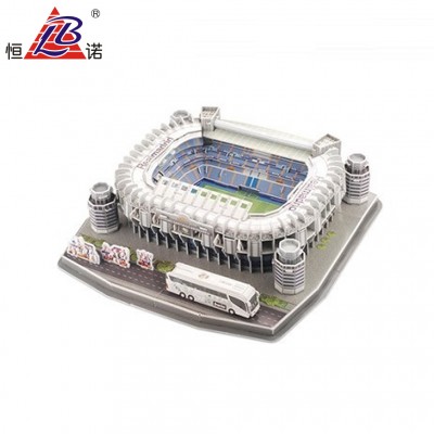 Santiago Bernabeu Stadium Kits Miniature Football Stadium Model For Kids